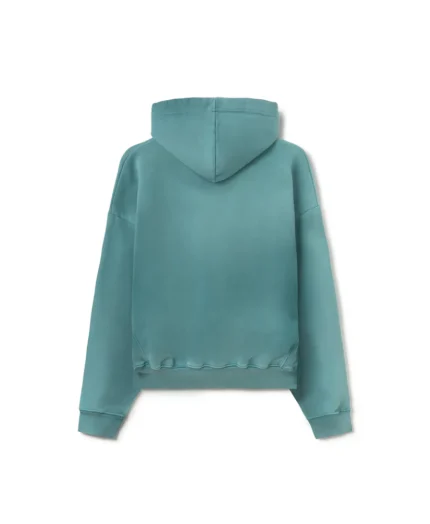 Velour Garments 750 GSM Faded Teal Hoodie (1)