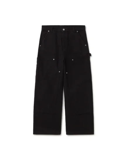 Velour Garments Jet Black Double Knee Pants (6)