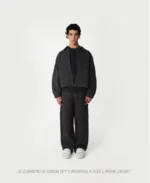 Velour Garments Jet Black Work Jacket (1)