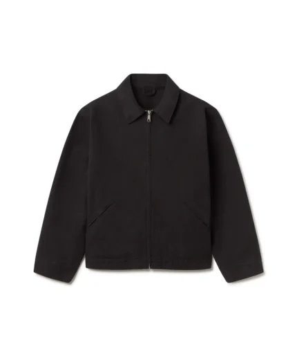 Velour Garments Jet Black Work Jacket (5)