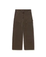 Velour Garments Mocha Brown Double Knee Pants (1)