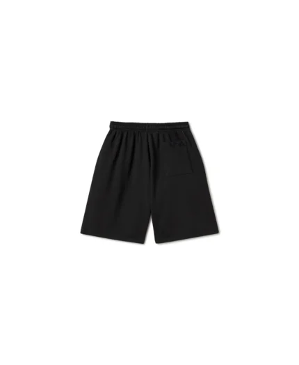 Velour Garments 350 GSM Jet Black Short Pants (2)