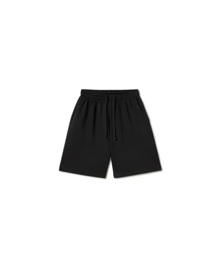 Velour Garments 350 GSM Jet Black Short Pants (3)