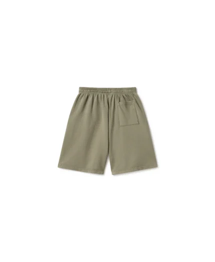 Velour Garments 350 GSM Vintage Olive Short Pants (2)