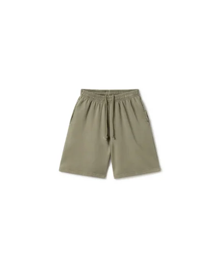 Velour Garments 350 GSM Vintage Olive Short Pants (3)